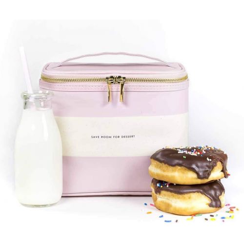 케이트 스페이드 뉴욕 Kate Spade New York Insulated Lunch Tote, Blush Rugby Stripe