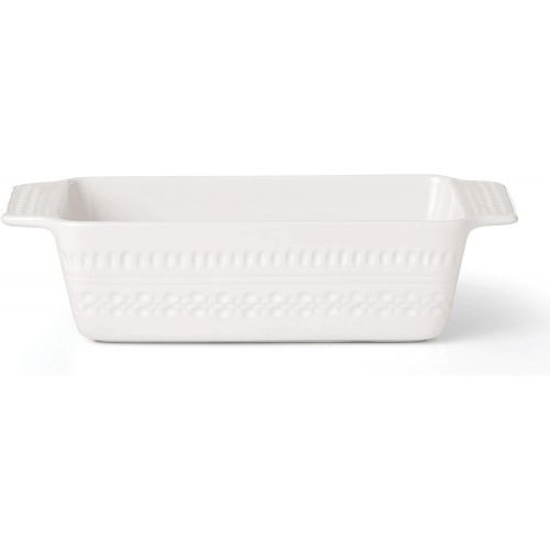 케이트 스페이드 뉴욕 KATE SPADE Willow Drive Cream Loaf Pan, 2.65 LB, White: Kitchen & Dining