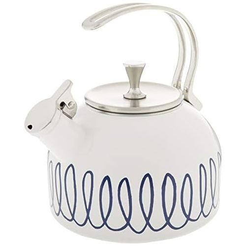 케이트 스페이드 뉴욕 [아마존베스트]Kate Spade New York Kate Spade 880193 Deco Kettle, 3.8 LB, Beige Dot