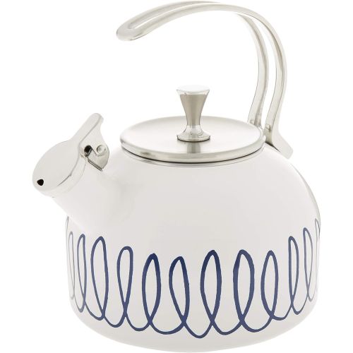 케이트 스페이드 뉴욕 [아마존베스트]Kate Spade New York Kate Spade 880193 Deco Kettle, 3.8 LB, Beige Dot