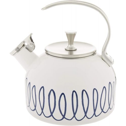 케이트 스페이드 뉴욕 [아마존베스트]Kate Spade New York Kate Spade 880193 Deco Kettle, 3.8 LB, Beige Dot