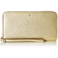 Kate Spade New York kate spade new york Zip Wristlet (Fits Most Mobile Phones) - Saffiano Gold