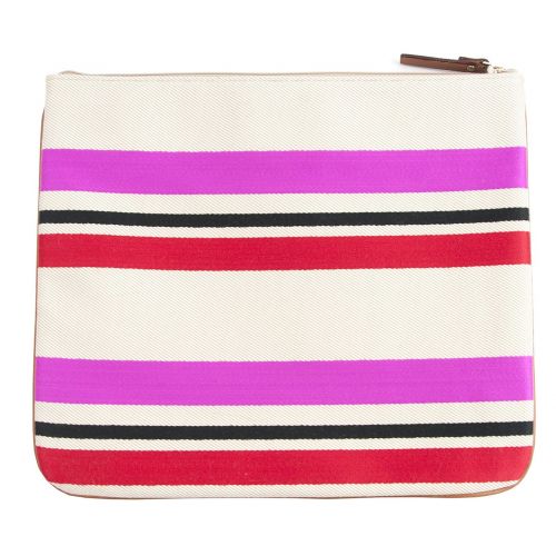 케이트 스페이드 뉴욕 Kate Spade New York Oak Island Stripe Adrianne Pink Cosmetic Bag