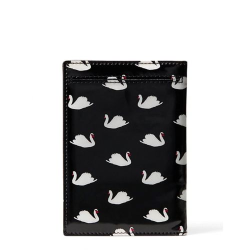 케이트 스페이드 뉴욕 Kate+Spade+New+York Kate Spade Daycation Small Swans Passport Holder Case Cover