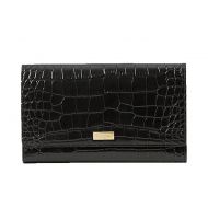 Kate+Spade+New+York Kate Spade New York Bristol Drive Croc Phoenix Travel Wallet - Black