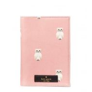 Kate+Spade+New+York Kate Spade New York Daycation Painterly Owl Passport Holder - Rose Jade