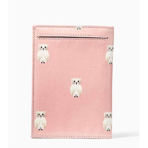 케이트 스페이드 뉴욕 Kate+Spade+New+York Kate Spade New York Daycation Painterly Owl Passport Holder - Rose Jade