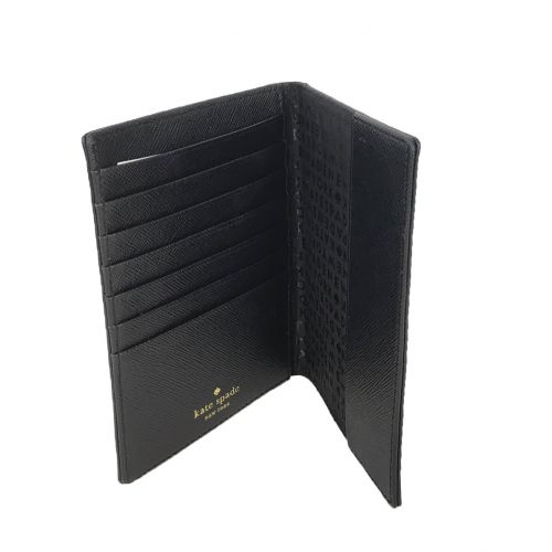 케이트 스페이드 뉴욕 Kate+Spade+New+York Kate Spade Hop To It Rabbit Leather Passport Holder, Black