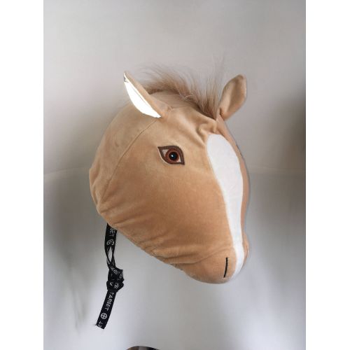  KateTormeyDesign Pony lover cover for riding hat , bike or ski helmet cover , gift for her ,pompom helmet cover, gift for boys , gifts for girls , equestrian