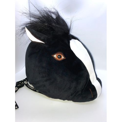  KateTormeyDesign Pony lover cover for riding hat , bike or ski helmet cover , gift for her ,pompom helmet cover, gift for boys , gifts for girls , equestrian