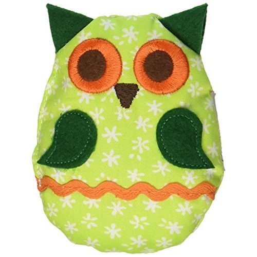  Kathe Kruse - Green Owl Stuffed Rattle