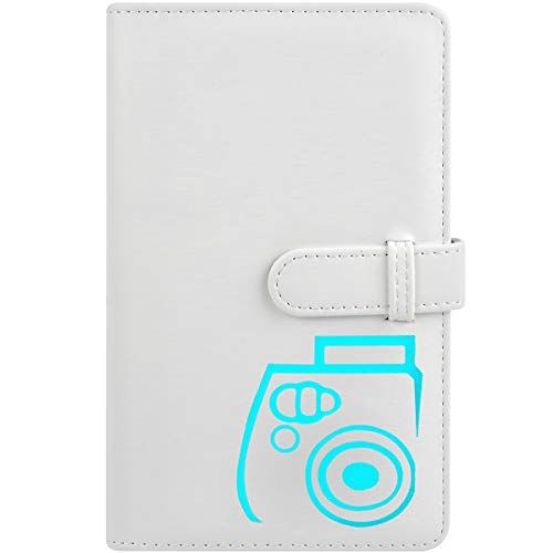  Katia 96 Pocket Wallet Photo Album Accessories for fujifilm Instax Mini 11/ 7s/ 8/8+/ 9/25/ 26/ 50s/ 70/90 Film, Instant Camera Printer(Not Fit for Square Films Picture) (White)