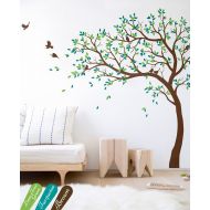 KatieWallDesigns Wall Decal Large Tree decals huge tree decal nursery with birds tree Sticker Wall tattoos Wall mural removable vinyl wall sticker 032