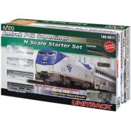 Kato USA Model Train Products N Amtrak P42 Superliner Phase IVb Starter Set