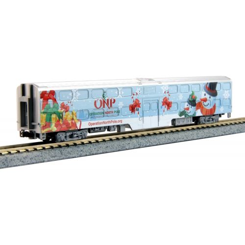  Kato USA Model Train Products N 2016 Operation North Pole Christmas Train Add-On Boxed Car Set