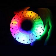 Katrinacoco 2017 Newest Cool 7 Colors LED Light Outdoor Inline Skate Wheels With Spark 72MM76MM80MM90A Flash Roller-4packsLot