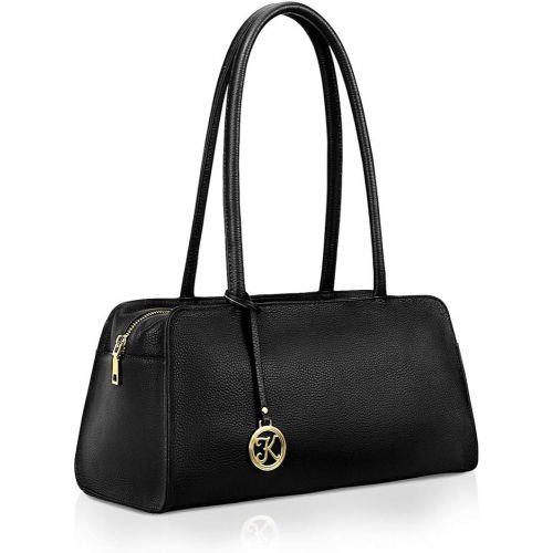  [아마존 핫딜] Kattee Leather Purses and Handbags for Women Small Top-handle Tote Bag Satchel Shoulder Bags
