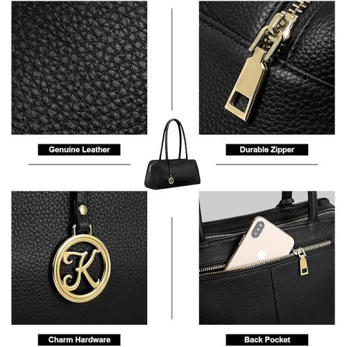  [아마존 핫딜] Kattee Leather Purses and Handbags for Women Small Top-handle Tote Bag Satchel Shoulder Bags