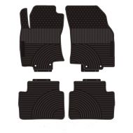 Kaungka Heavy Rubber Car Front Floor Mats Compatible with 2014 2015 2016 2017 2018 Nissan Rogue -All Weather and Season Protection Car Carpet