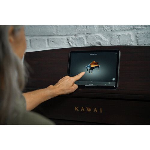  Kawai CA701 Console Digital Piano with Matching Bench (Premium Polished Ebony)