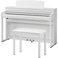 Kawai CA401 Digital Piano with Matching Bench (Satin White)