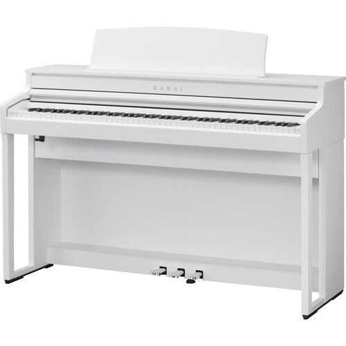  Kawai CA401 Digital Piano with Matching Bench (Satin White)