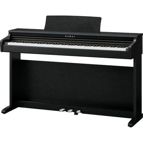  Kawai KDP120 88-Key Digital Piano with Matching Bench (Premium Satin Black)