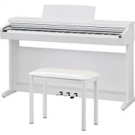 Kawai KDP120 88-Key Digital Piano with Matching Bench (Premium Satin White)