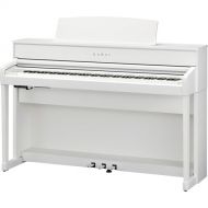 Kawai CA701 Console Digital Piano with Matching Bench (Premium Satin White)