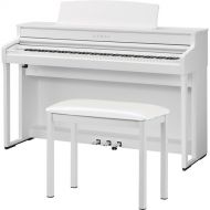Kawai CA501 Digital Piano with Matching Bench (Satin White)
