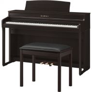 Kawai CA401 Digital Piano with Matching Bench (Premium Rosewood)