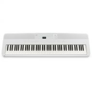Kawai ES520 88-Key Portable Digital Piano with Speakers (Snow White)