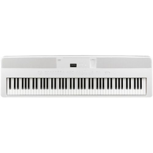  Kawai ES520 88-Key Portable Digital Piano with Speakers (Snow White)