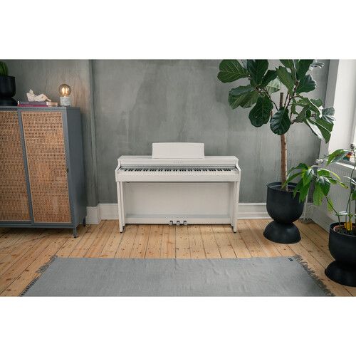  Kawai CN201 Digital Piano with Matching Bench (Premium Satin White)