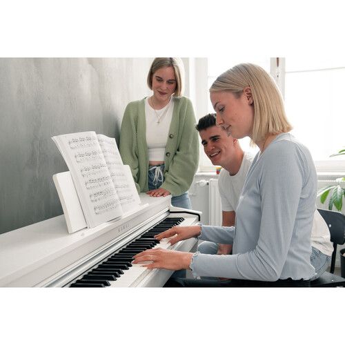  Kawai CN201 Digital Piano with Matching Bench (Premium Satin White)