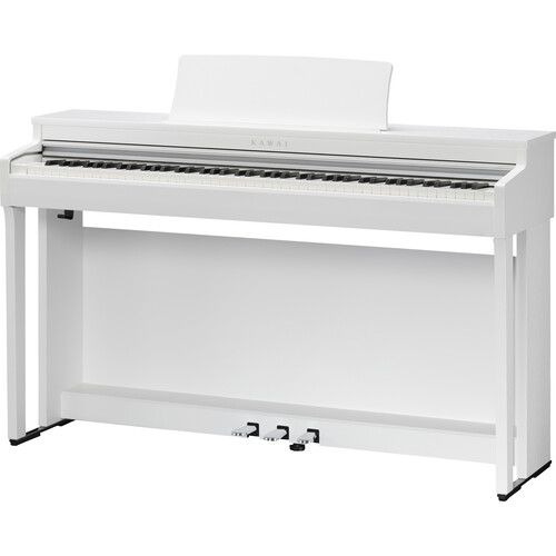  Kawai CN201 Digital Piano with Matching Bench (Premium Satin White)