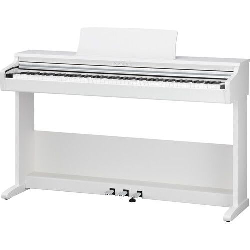  Kawai KDP75 88-Key Digital Piano with Matching Bench (Embossed White)