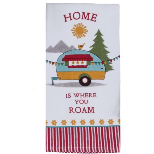  Kay Dee 3 Piece Home is Where You Roam Camping Terry Towels and Potholder Set
