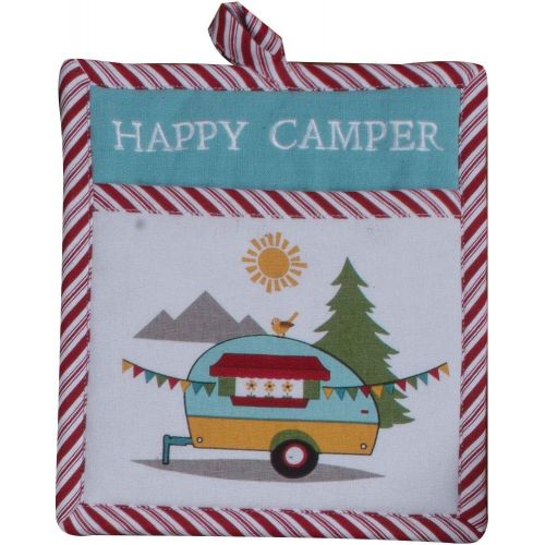  Kay Dee 3 Piece Home is Where You Roam Camping Terry Towels and Potholder Set