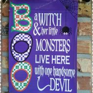 KayKreations2012 Halloween Garden Flags - Yard House Flags -Home Garden Halloween Boo Flag -Witches Monsters Flag - Handsome Devil Flag -Halloween Flag