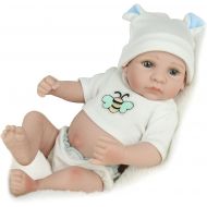 Kaydora 10 Inch Reborn Baby Doll Full Body Vinyl Boy and Girl Twins Washable Bathe Partner Handmade Lifelike Doll Toys