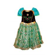 Kayenne Frozen Princess Anna Costume Anna Dress Size 2T Green