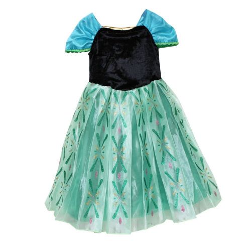  Kayenne Frozen Princess Anna Costume Anna Dress Size 2T Green