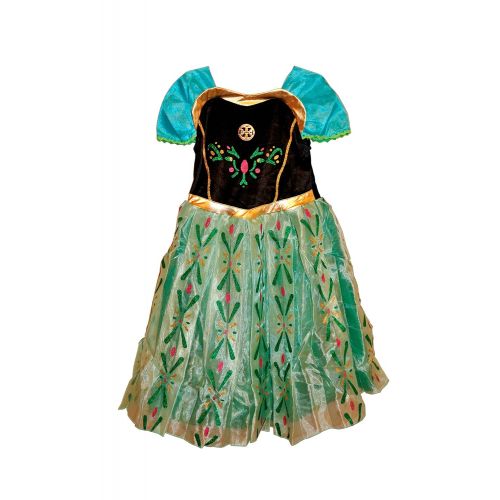  Kayenne Frozen Princess Anna Costume Anna Dress Size 2T Green