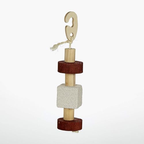  Kaytee Natural Lava n Wood Hanging Toy for Small Animals
