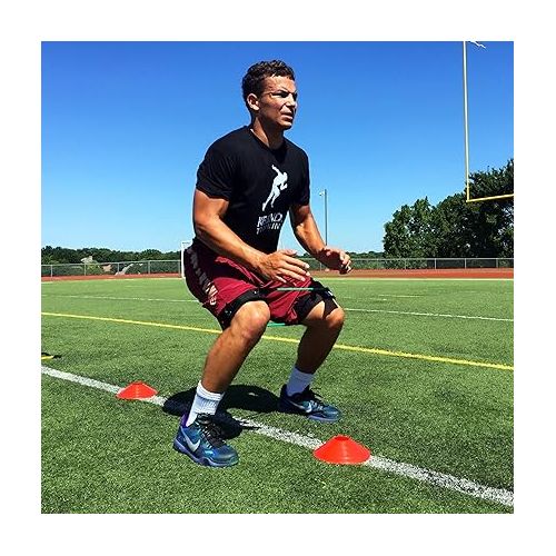  Kbands | Speed and Strength Leg Resistance Bands | Includes Speed 101 and Agility FX Digital Training Programs - Sizes for Youth, Intermediate, and Advanced Athletes