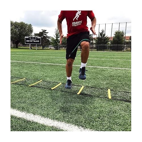  Kbands | Speed and Strength Leg Resistance Bands | Includes Speed 101 and Agility FX Digital Training Programs - Sizes for Youth, Intermediate, and Advanced Athletes