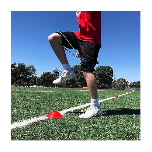  Kbands | Speed and Strength Leg Resistance Bands | Includes Speed 101 and Agility FX Digital Training Programs - Sizes for Youth, Intermediate, and Advanced Athletes