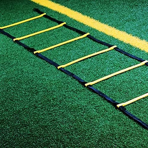  Kbands Training Speed and Agility Large Ladder 15 Feet Long 20 Inches Wide 11 Detachable Rungs Training Ladder for Soccer, Football Fitness Carry Bag