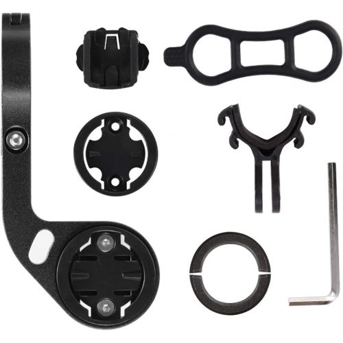  Kbrotech Bike Out-Front Mount Bicycle Handlebar Combo Mount for Garmin Bryton Gopro Flashlight,Compatible with 31.8mm 25.4mm Handlebar